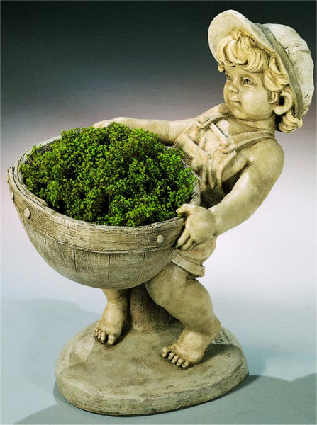 Flower Boy Planter Sculptural Urn